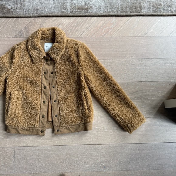 Madewell Brown Sherpa-Lined Jacket - Picture 3 of 8